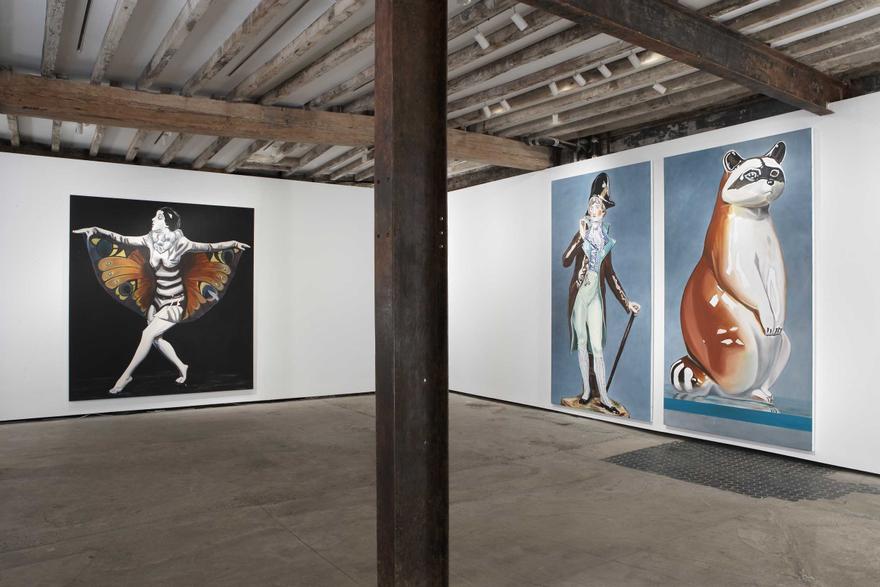 Installation view. “With Friends Like These,” 2008, Salon 94 Freemans, New York.