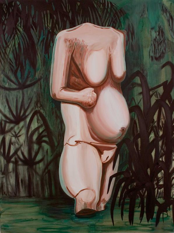 Voilá la femme , 2005, oil on canvas, 72 x 54 in, 182.9 x 137.2 cm.