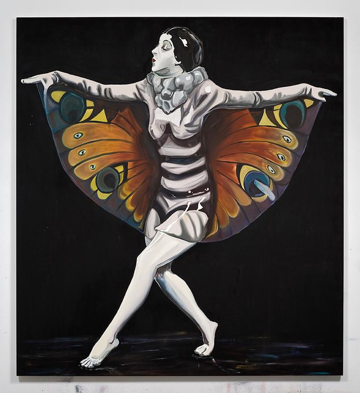 Butterfly , 2008, oil on canvas, 91 x 100 in, 231.1 x 254 cm