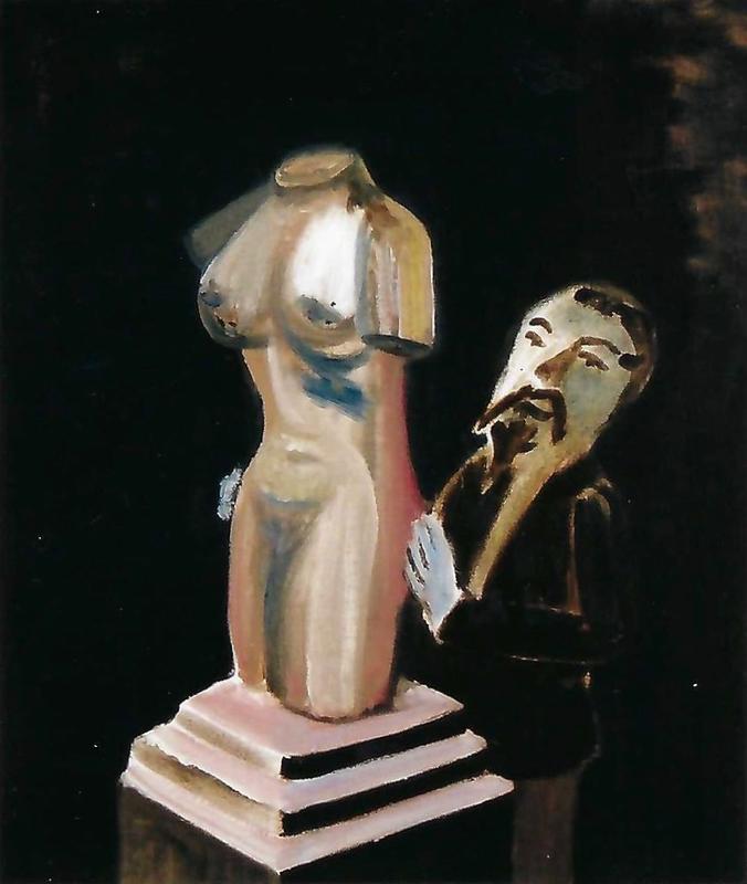 The Connaisseur, 2003, oil on canvas, 14 x 16 in , 35.6 x 40.6 cm