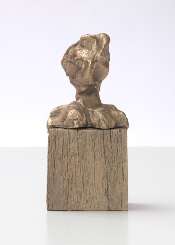 The Intellectual , c.2021-2023, cast 2023, Bronze, each treated uniquely, 5 1/2 x 2 1/2 x 1 3/4in,  14 x 6.5 x 4.5cm, Edition 1 of 7, with 2AP  