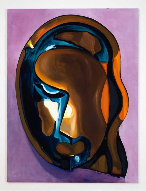 Veronica Lake , 2008, Oil and alkyd on canvas, 96 x 72 x 1.5 in, 243.8 x 182.9 x 3.8 cm.