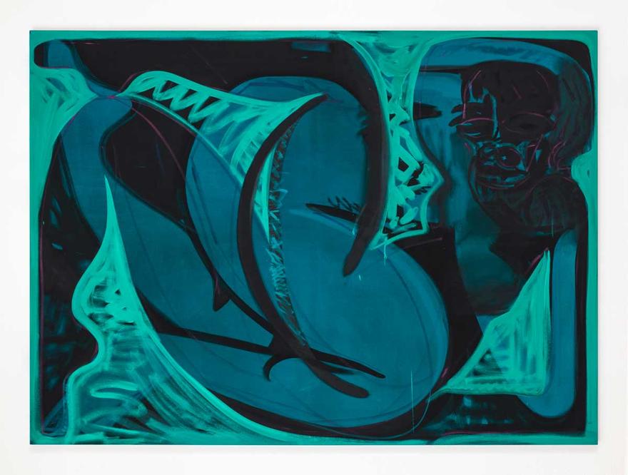 Untitled Blue Nude , 2010, 120 x 70 in, 304.8 x 177.8 cm