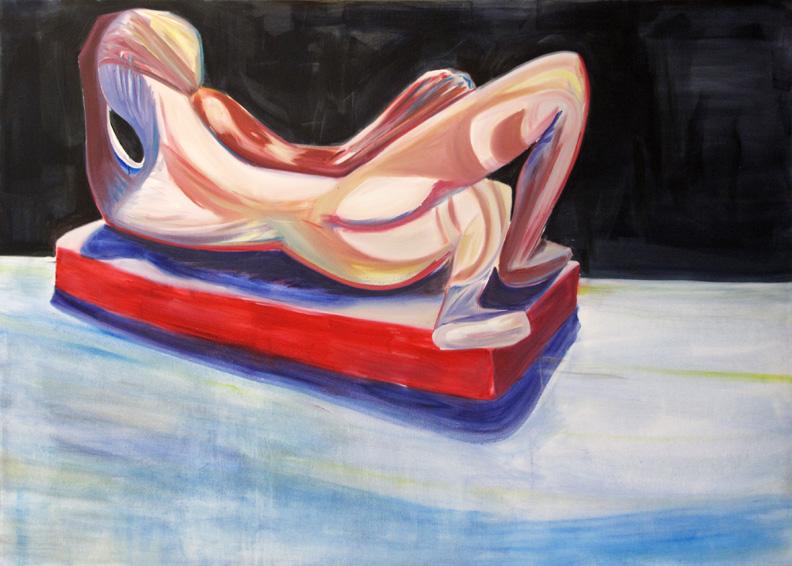 Small Sculpture, Late Nite , 2002, oil on canvas, 67.72 x 94.49 x 1.57 in, 172 x 240 x 4 cm