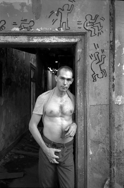 Stanley Stellar,  Peter at the Door , 1981. Signed and dated 'Stanley Stellar 1981' on verso. Gelatin silver print. 20 x 16 inches.