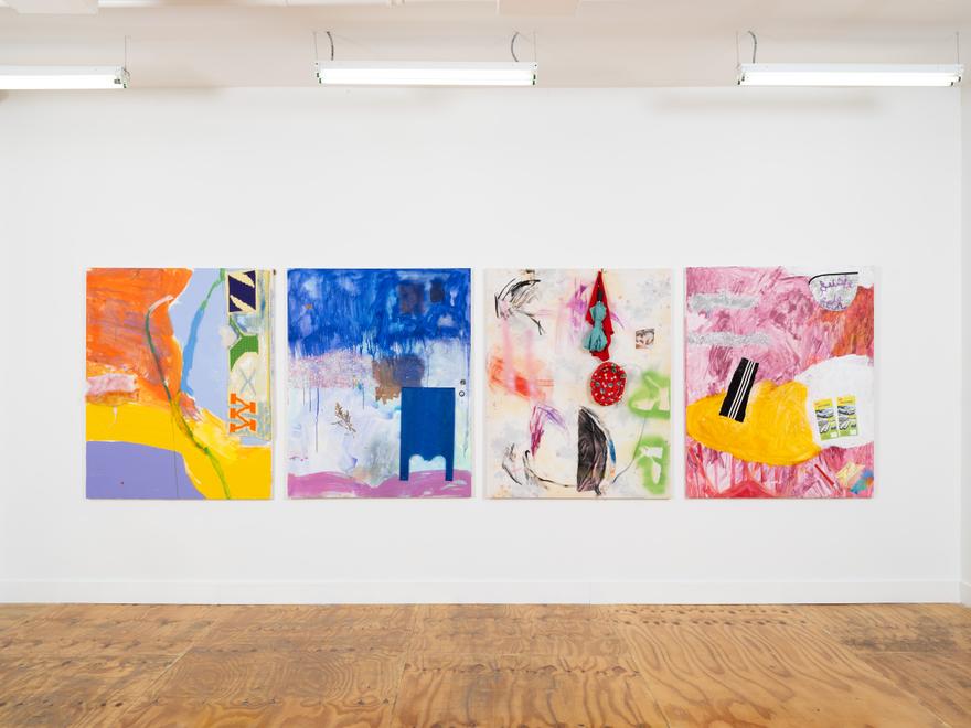 Hannah Beerman: Paintings installation view.