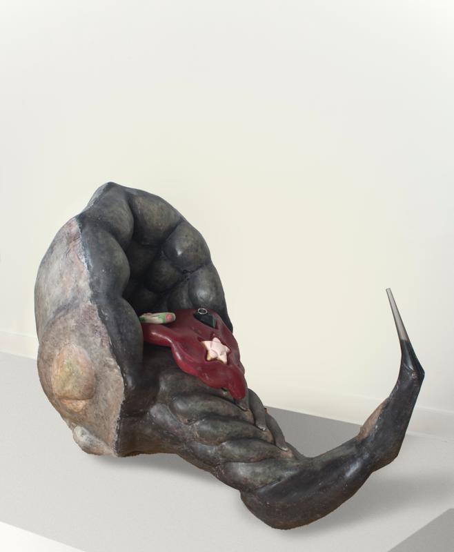 Sophie Cundale , Princess Star Star , 2021. Resin, rubber, jesmonite, and plaster. 69 x 44 x 25 1/2 inches.