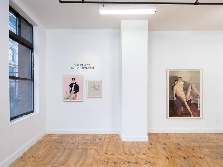 Gilbert Lewis: 'Portraits 1979-2002' installation view.