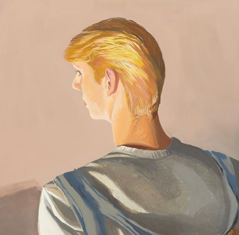 Gilbert Lewis , Untitled (Blonde Portrait) , c. 1980. Gouache on paper. 21 1/2 x 22 inches.