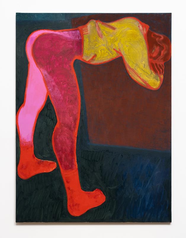 Alex Foxton ,   Red II , 2023. Oil on canvas. 51 1/8 x 38 1/4 inches.