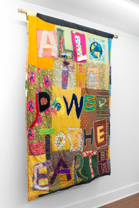 Dorrie Reid , Untitled , 2018. Unique wallhanging quilt. 44 1/2 x 68 inches.