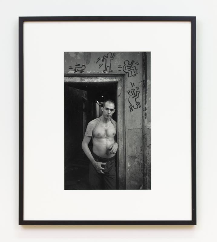 Stanley Stellar ,   Peter at the Door , 1981. Signed and dated 'Stanley Stellar 1981' on verso. Gelatin silver print. 20 x 16 inches.