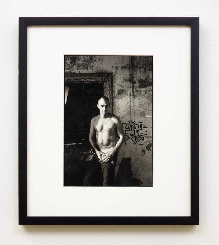 Stanley Stellar ,   Peter in a Bub Jockstrap , 1981. Signed and dated 'Stanley Stellar 1981' on verso. Gelatin silver print. 10 x 8 inches.