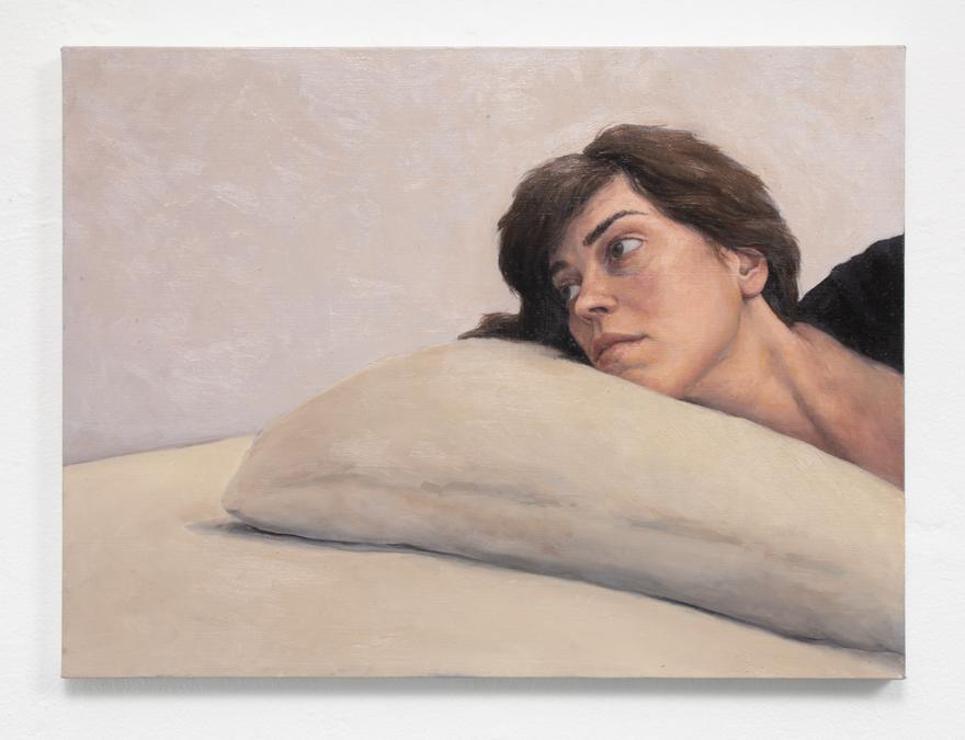 Ivana Štulić ,   Slowdown , 2021. Oil on canvas. 18 x 24 inches.