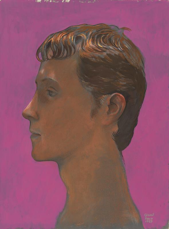 Gilbert Lewis,  Untitled (Pink Portrait) , 1989.