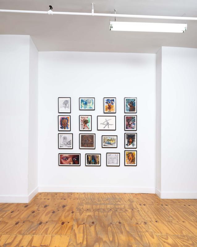 Installation view of Sydney Vernon's self-titled exhibition.