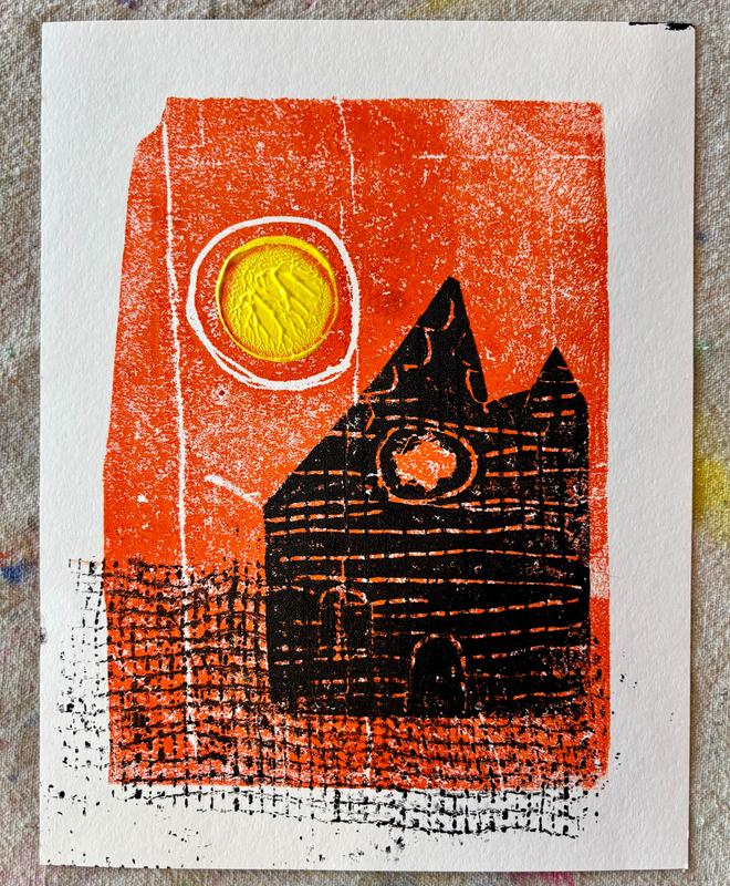 Haunted House Print