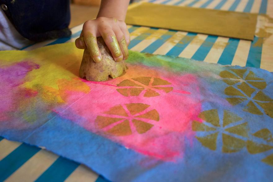 Potato Printing