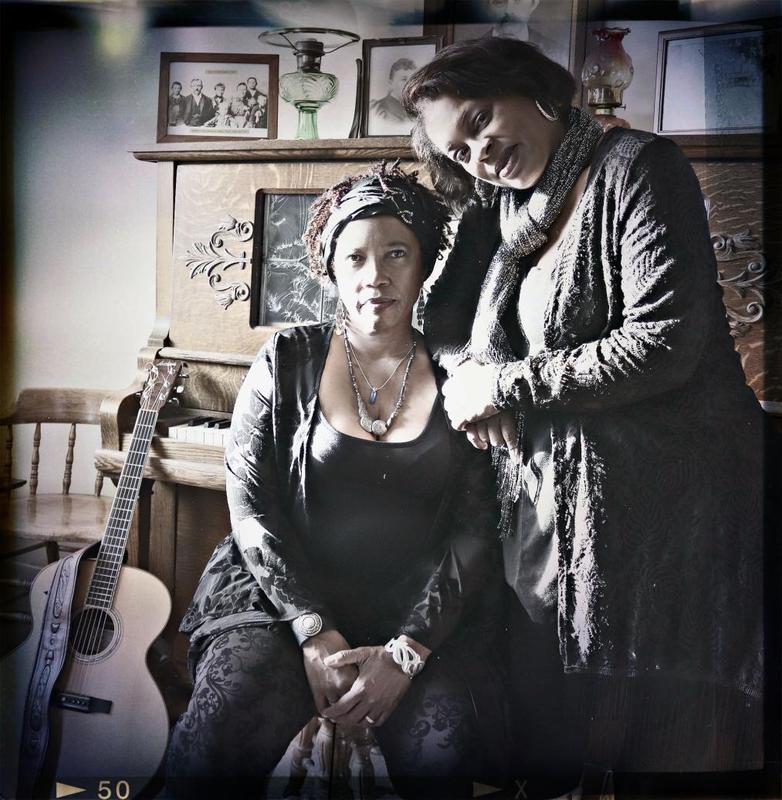 Black Opry Members Lisa Sanders and Brown Sugar with local Singer-Songwriter Lynn Hollyfield