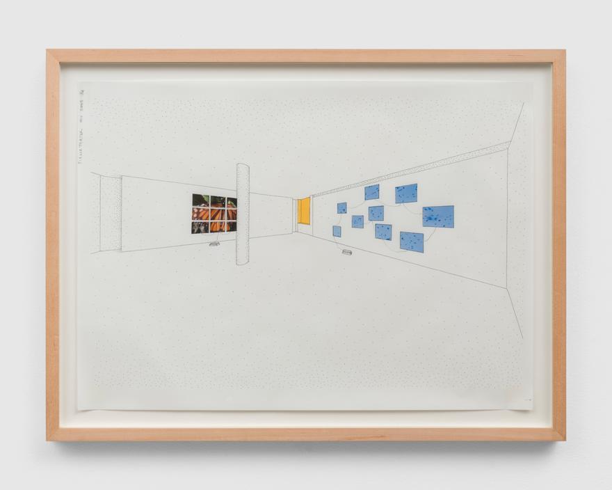 HoV #3 , 2005 Ink on vellum with Pantone and ink-jet prints 15.25 x 21.5 inches (39 x 54.5 cm) Photo by Ed Mumford