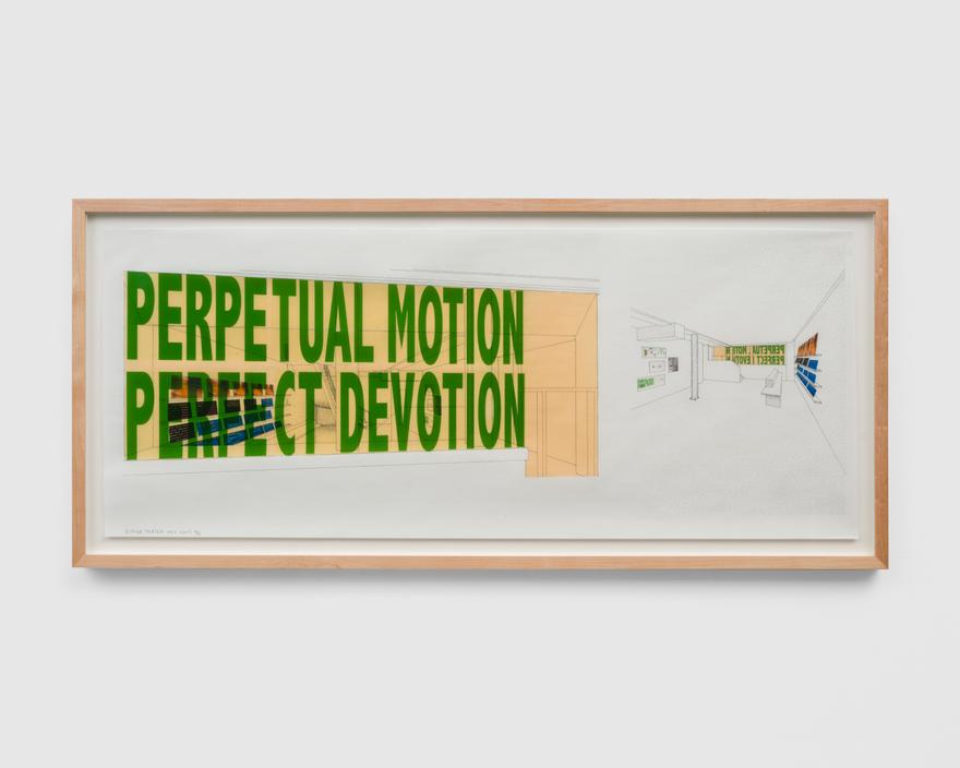 HoV #2 , 2005 Ink on vellum with Pantone and ink-jet prints 15 x 36.5 inches (38 x 92.8 cm) Photo by Ed Mumford