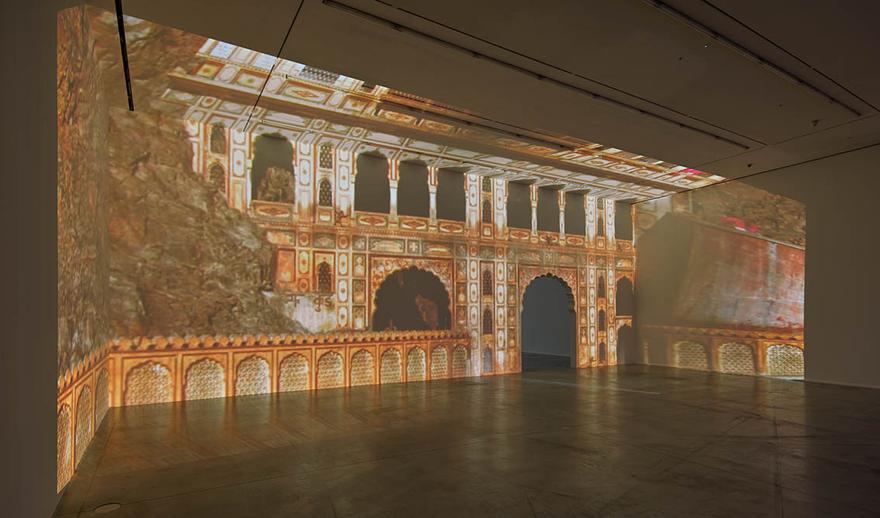 Life is a Time-Based Medium Three (3) video projectors, one (1) Watch-Out system, one (1) media player Dimensions variable Installation view, Hauser & Wirth, London, United Kingdom, 2015