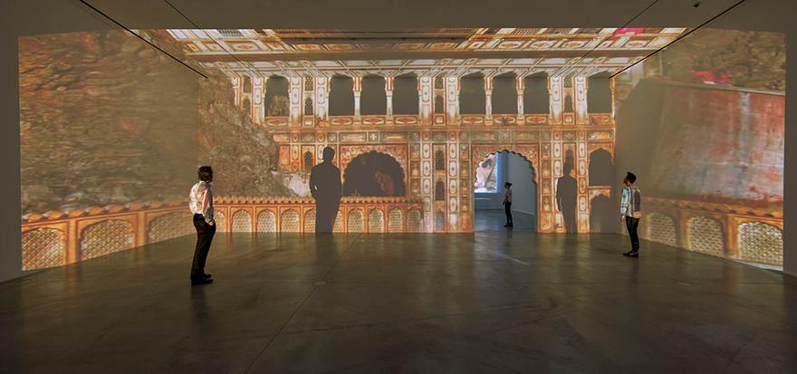 Life is a Time-Based Medium Three (3) video projectors, one (1) Watch-Out system, one (1) media player Dimensions variable Installation view, Hauser & Wirth, London, United Kingdom, 2015