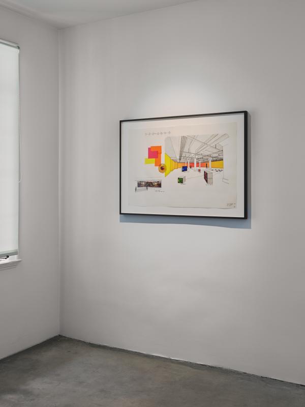 Tensta , 2000 Ink, Pantone and laser ink on mylar 23.875 x 36 inches (60.8 x 91.5 cm) 29.75 x 41.75 x 1.375 inches framed (75.6 x 106 x 3.5 cm framed) Photo by Fredrik Nilsen