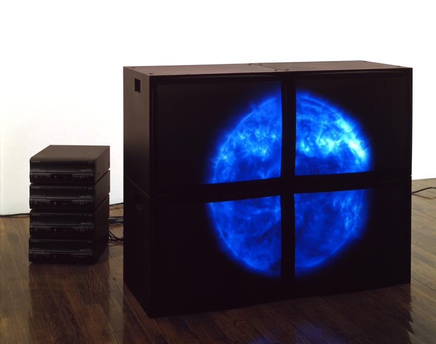 Blue Sun Videowall, 2000 One (1) four-monitor video wall, one (1) media player Dimensions variable  