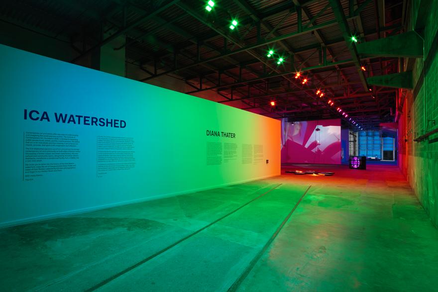 Exhibition Entrance  Installation view, ICA Boston / Watershed, Boston, Massachusetts, 2018 Photo by Kerry McFate  