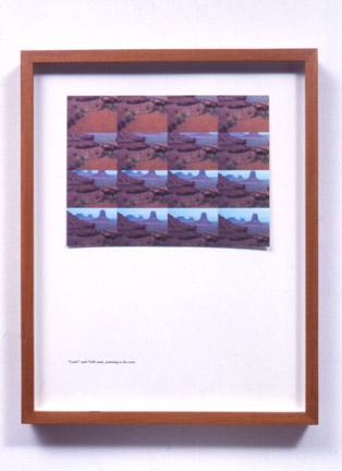 Riders of the Purple Sage, Four Seconds of Film:#1 Monument Valley, 1993 Iris Print 11 x 14 inches 