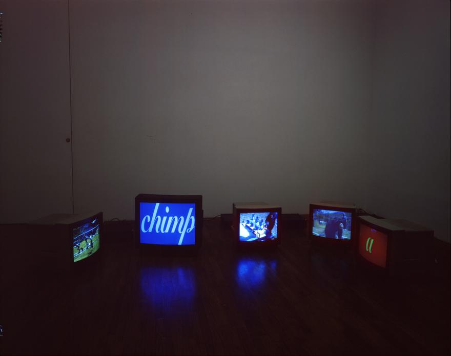 The Object as a Medium , 1996 Five (5) video monitors, five (5) media players Installation view, David Zwirner, NY, 1996 