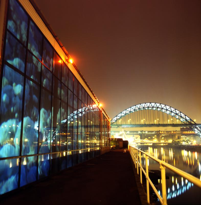 Wicked Witch , 1996 Five (5) video projectors, five (5) media players Dimensions variable Installation view, Temporary Contemporary at the Baltic Flour Mill, Gateshead, England