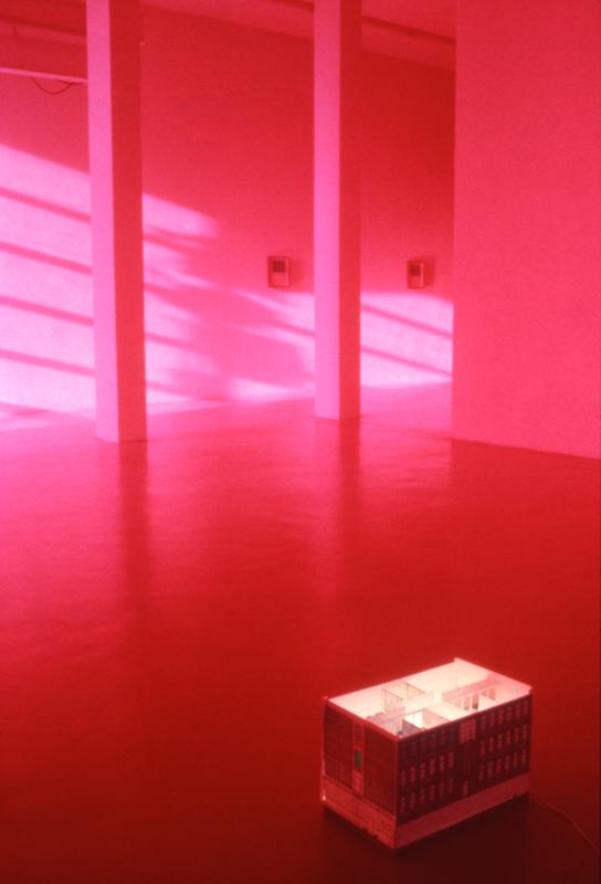 Witte de with, architectural model Installation view, Witte de With, Rotterdam, Netherlands, 1994 
