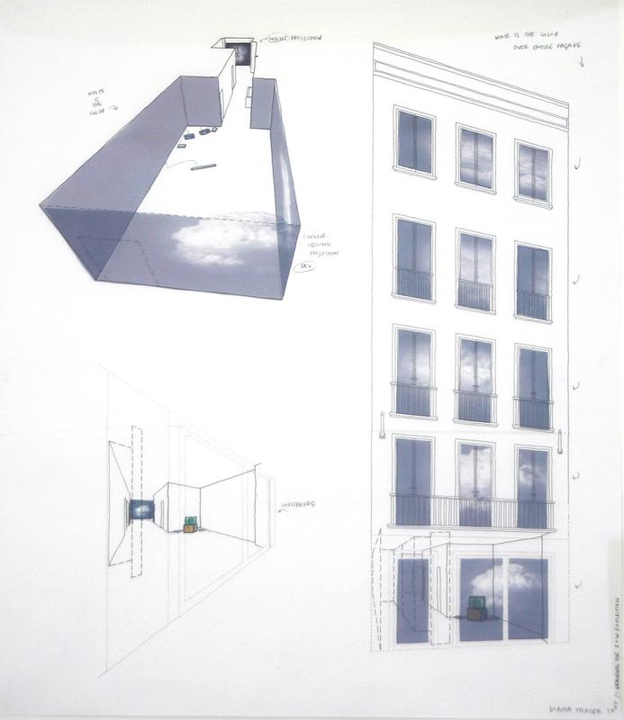 Zwirner & Wirth Exhibition (Jan 7- Feb 5) #3 , 2005 Mylar with ink, graphite, pantone film and ink jet prints  